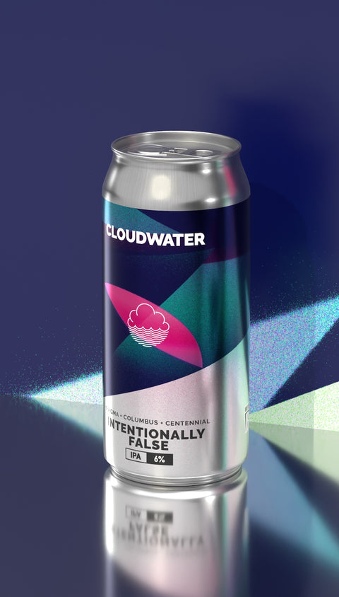 Cloudwater Intentionally False IPA beer can
