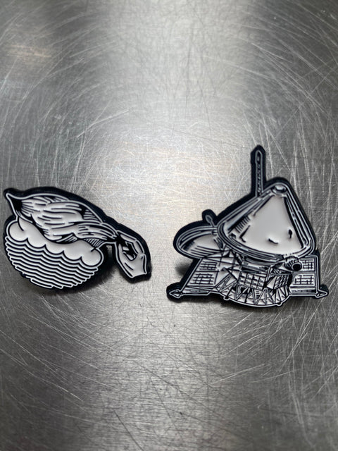 Chubbles Pin Badge 1 - Satellite