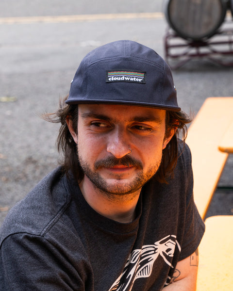 Five Panel Cap with logo - 3 colours