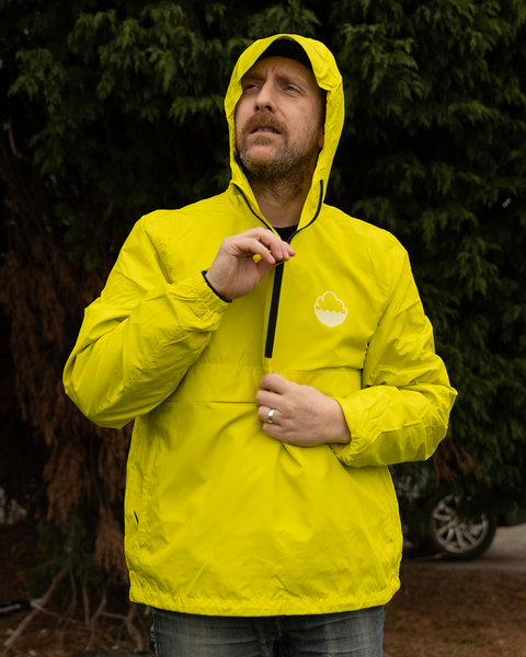 Pullover Half-Zip Rain Jacket