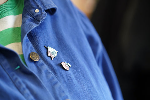 Chubbles Pin Badge 1 - Satellite