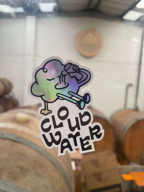 Cloudwater "Cloudy" Shiny Sticker