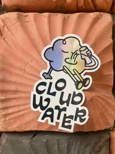 Cloudwater "Cloudy" Shiny Sticker