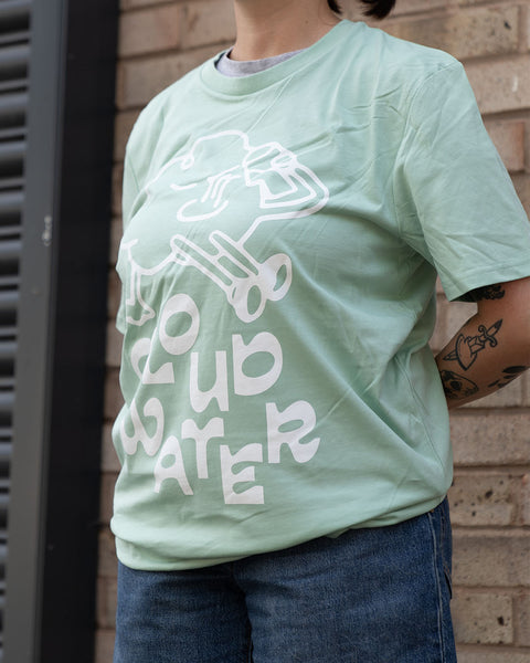 'Cloudy' Front Print T-Shirt