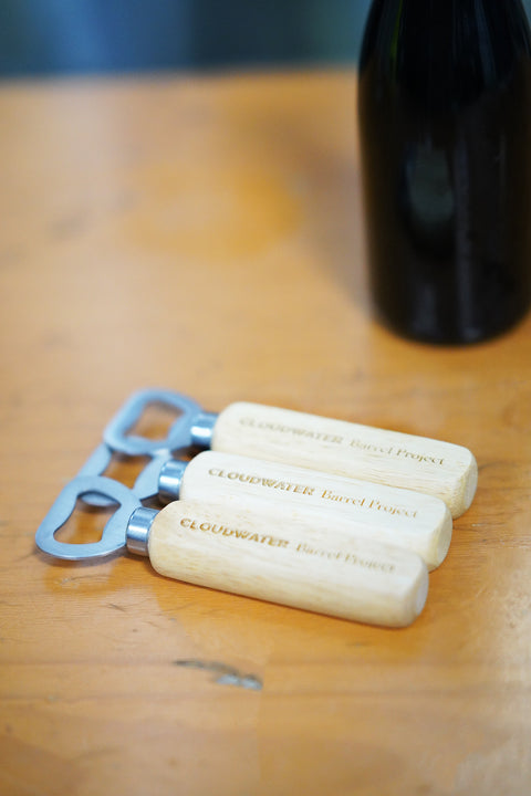 Cloudwater Barrel Project Bottle Opener ... [with Engraved Wooden Handle]