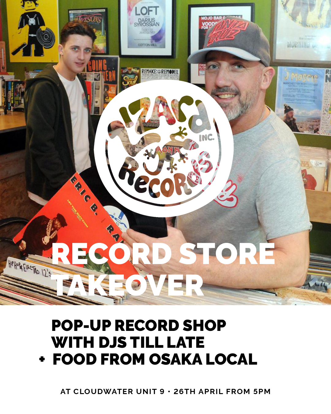 April Lizard Record Store Takeover | April | Lizard Inc Records – Cloudwater Brew Co