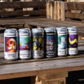 Cloudwater Brewery Springtime Mixed 6-Pack of Pale ales, including The Ritual Continues DDH Pale, Infamous Fable Pale Ale, Super Super Happy Supercharged , Trace The Horizon x Shapeshifter Brewing Pale Ale, Protosynthesis Spring Ale with Foraged Ingredients and Wavelets Hazy Pale ale