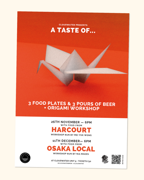 A Taste Of...HARCOURT | Food & Drink & Origami Workshop | 26th November 6PM