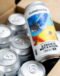A box of 12 cans of beer from Cloudwater 