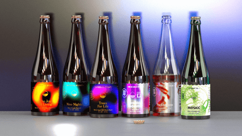 Cloudwater 2025 Barrel Project Festive Releases. 6x 375ml mixed beers; 3x Imperial Stouts, 2x Fruited Wild Ales, 1x Dry-Hopped Foudre Beer