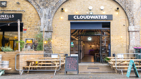 Cloudwater Enid St Taproom, Exterior Shot. Located in the Bermondsey Beer Mile, London