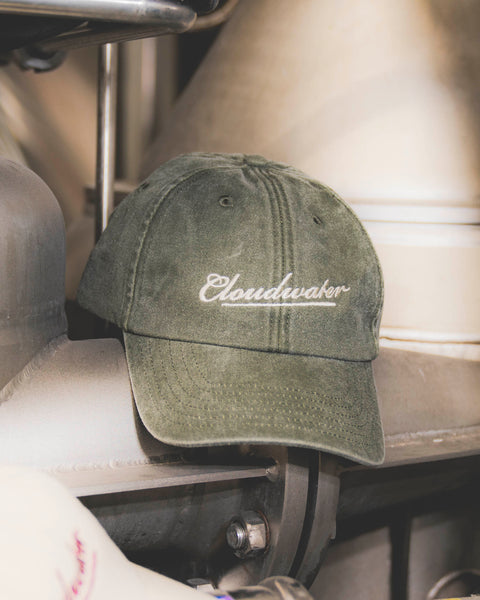 Dad Cap with Heritage logo - Olive