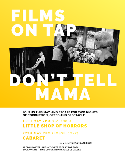 Films On Tap | Don't Tell Mama | May Films