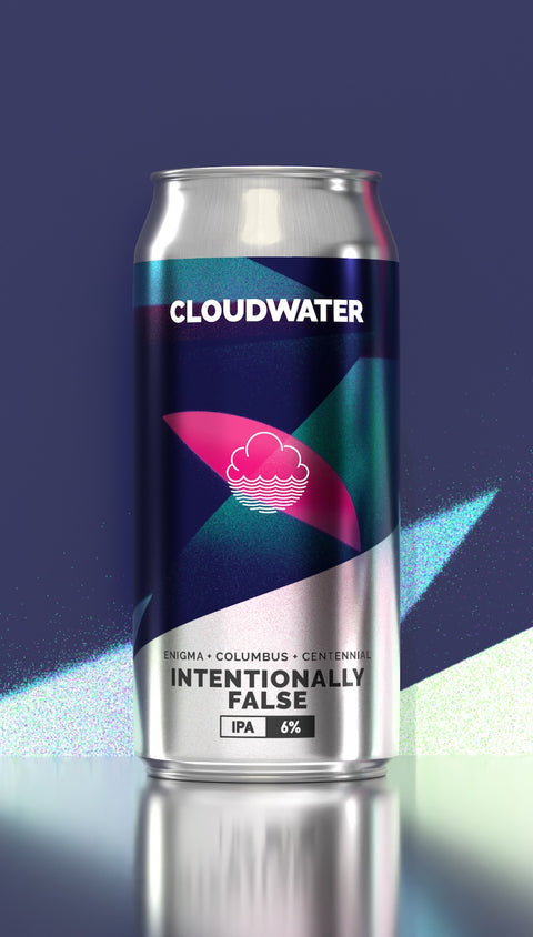 Cloudwater Intentionally False IPA beer can