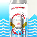 Cloudwater American Broon Ale, comforting seasonal craft beer from Manchester UK. 440ml can with white & blue label and large silver star in the middle