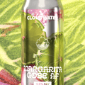 Can of Cloudwater Margarita Gose AF - an alcohol-free sour and salty refreshing drink, with colourful design of stylised and sliced limes and pink grapefruit