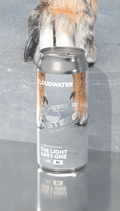 The Light Grey One | Remastered: Bringing back the beers you loved. Picture shows a can of Cloudwater beer with dog legs and paws on a grey background 