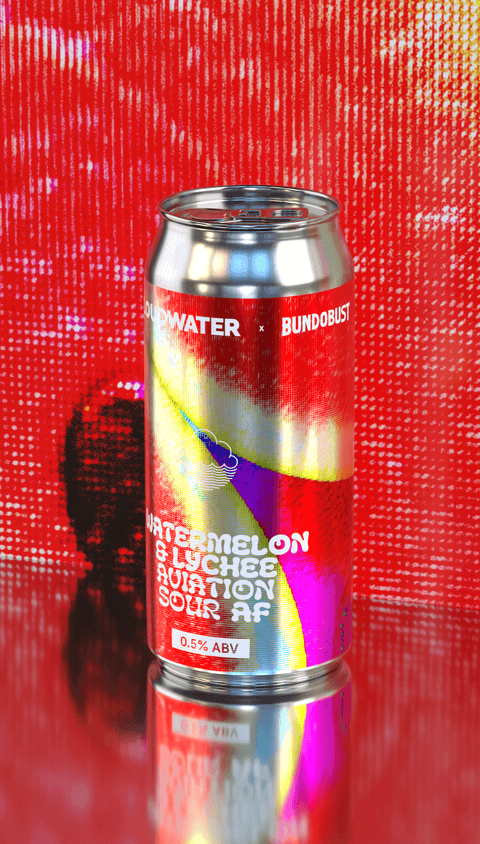 Lychee & Watermelon Aviation Sour AF (x Bundobust)