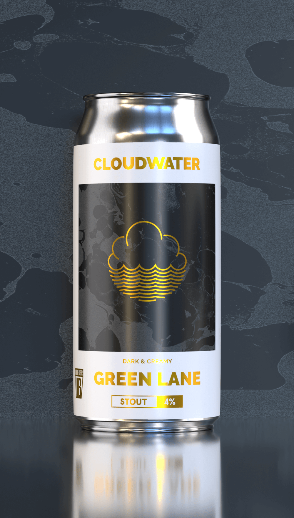 can of Green Lane nitro stout from Cloudwater Brew Co
