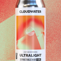 A can of Cloudwater Ultralight citrus table beer. A light and refreshing low strength beer with a lager base and orange peel, lemon zest and mint added for summer drinking