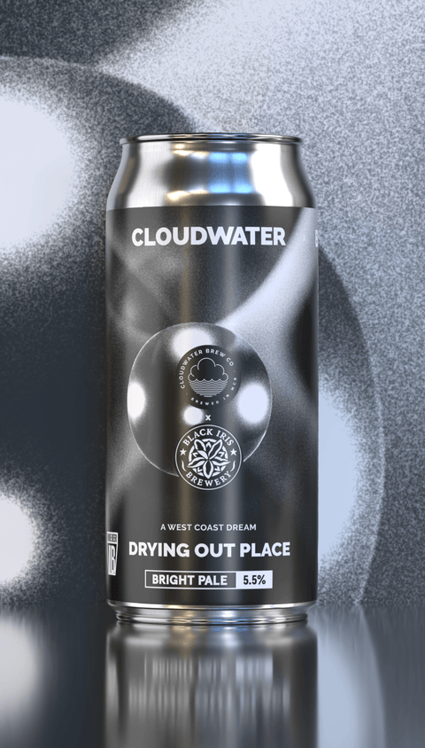 Cloudwater x Black Iris Brewery, Drying Out Place is a Bright Pale, or classic West Coast Pale in the vein of Sierra Nevada Pale Ale