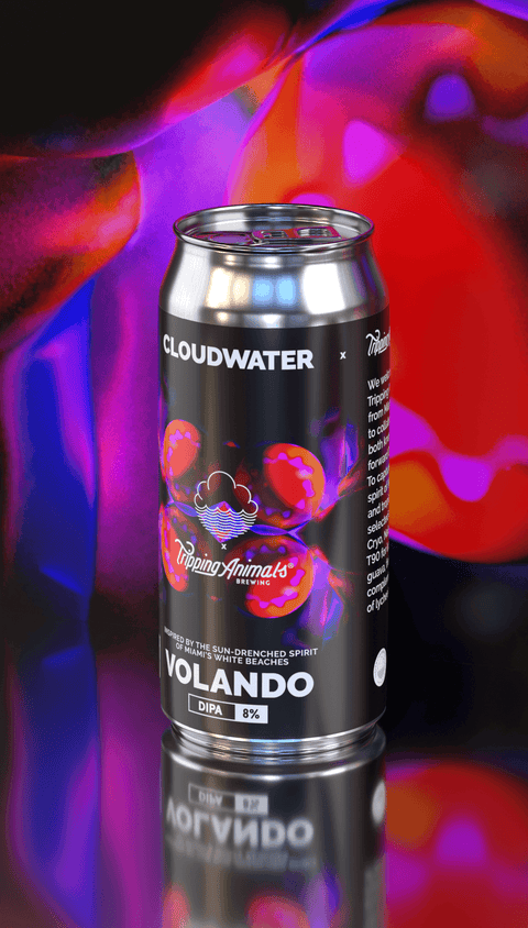 We welcomed our friends Tripping Animals from Miami to collaborate on a big fruit-forward DIPA, Volando is the result, available in our hoppy mixed pack
