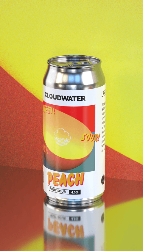 Peach Beer, Sweet and Juicy Sour Beer by Cloudwater Brew Co