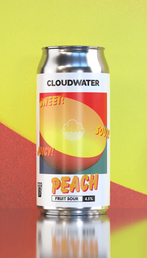 Peach Beer, Sweet and Juicy Sour Beer by Cloudwater Brew Co