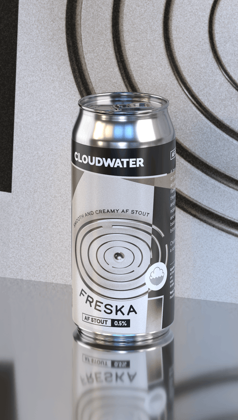 Freska AF Stout is Cloudwater's latest low-strength beer, and our first AF Stout, with all the smooth and creamy flavours but without the sore head
