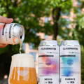 A lovely 6.5% IPA from Cloudwater brewery pouring in the sun. Essence, Cryo Fresh Hop IPA, and Nexus, Cryo Hop IPA. Both made with with Simcoe & Krush hops from Yakima Chief Hops. 