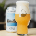 A delicious looking pour of Hooked On Aotearoa DDH IPA from Cloudwater Brew Co Manchester. With a thick white head and dense orange-hued body it's ready to be drunk
