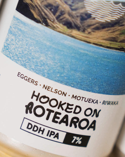 Aotearoa, New Zealand. The landscape that inspired Hooked On Aotearoa DDH IPA from Cloudwater Brew Co Manchester