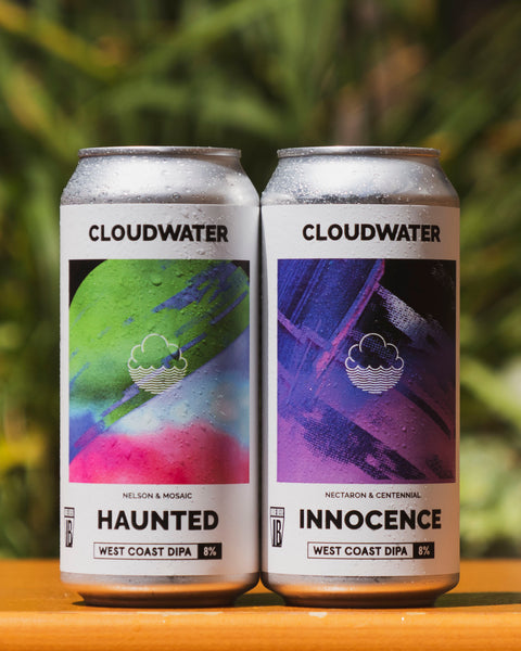Haunted & Innocence are split batch West Coast DIPAs exploring elevated classics & refined dankness