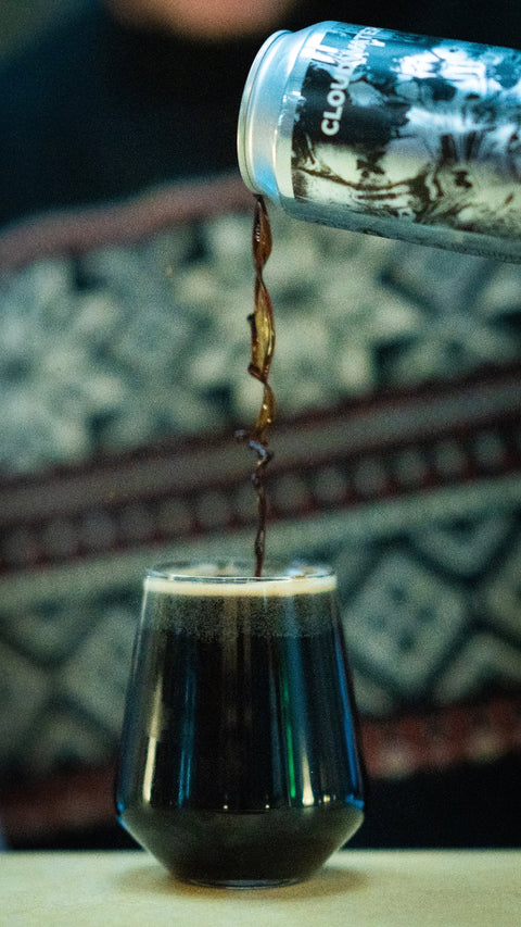 MCI Black Forest, one of Cloudwater Brewery's Imperial Stout range 'My Continuous Improvement'