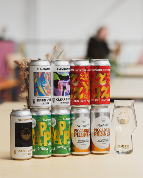 Cloudwater Signature Beer Gift Pack with Glass