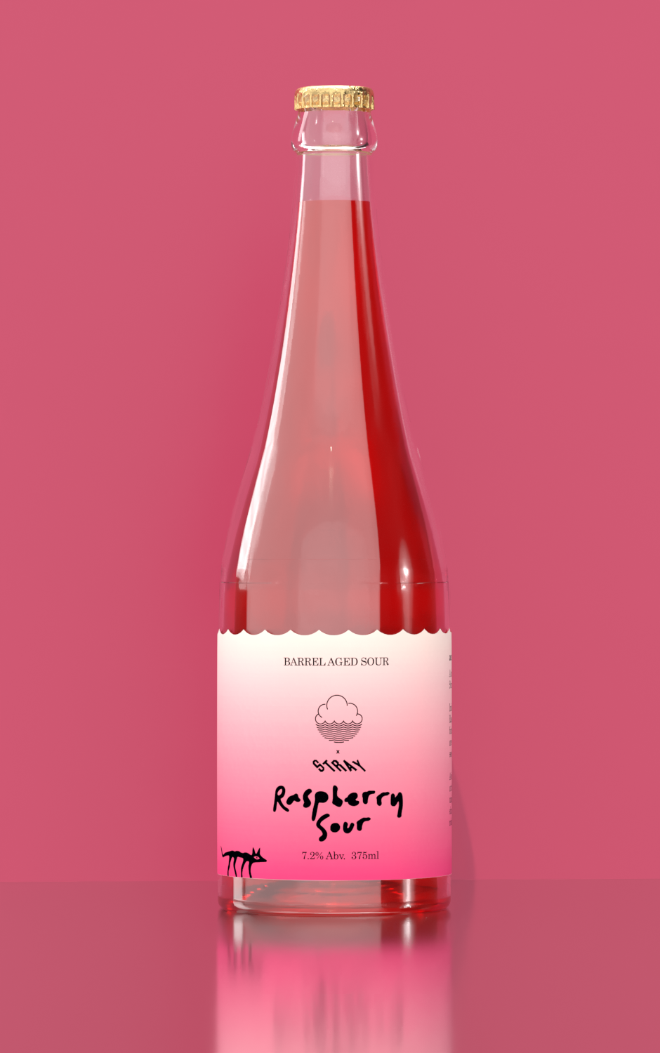 Raspberry x Stray Bar | Raspberry Sour Wild Ale | Cloudwater Barrel ...
