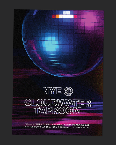 FREE NYE | Cloudwater Taproom | 31st December | 12 till 12 |