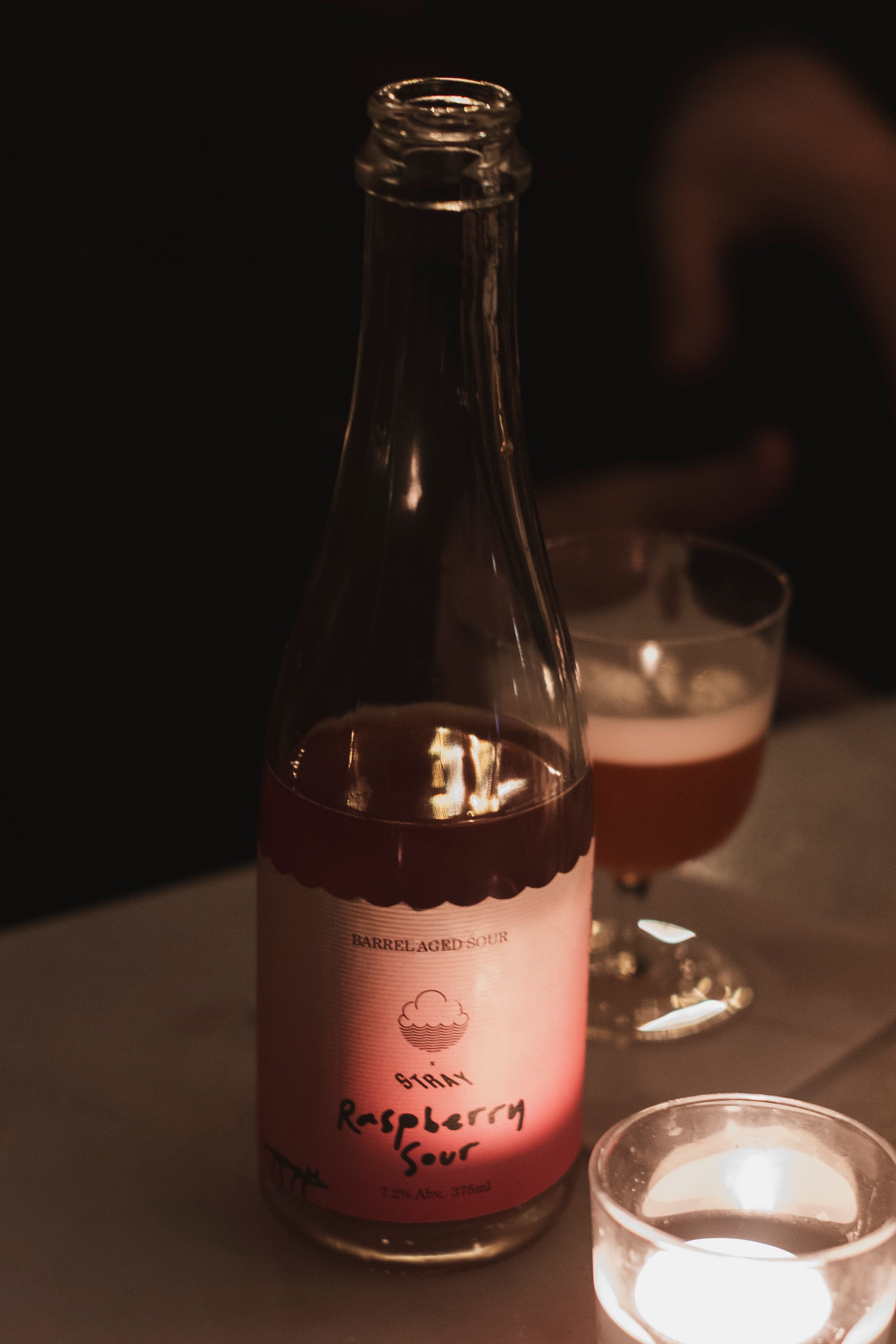 Raspberry x Stray Bar | Raspberry Sour Wild Ale | Cloudwater Barrel ...