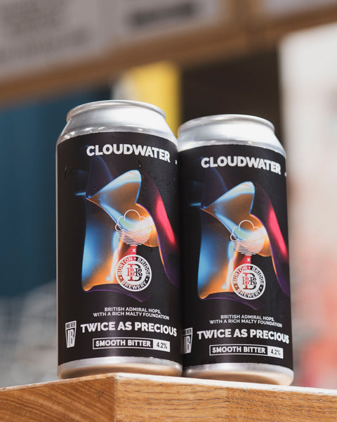 Cloudwater x Burton Bridge Brewery combine for a classic smooth bitter, Twice As Precious is 4.2% ABV