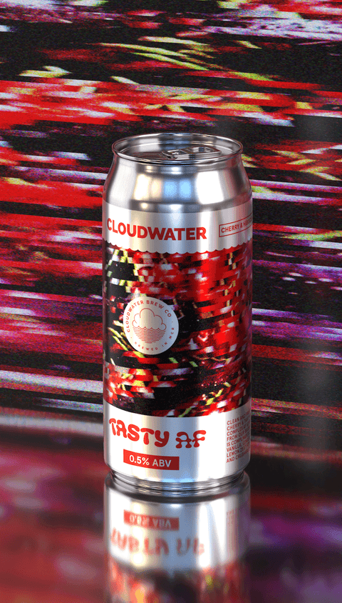 Tasty AF is low-abv sour fruited beer with cherry and hibiscus. Complimented by lightly spiced vanilla, ginger, pepper and lemon zest for a refreshing and crushable sour.