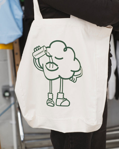 Mid Tote Bag with pocket | 2 Colours