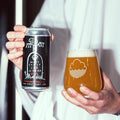 A spoOoOoOky ghost pouring West Coast IPA is Dead 2026, in collaboration with Green Cheek