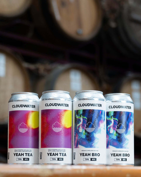 Yeah Tea Triple IPA with Ceylon and Yeah Bro Triple IPA with NZ hops and lemon zest