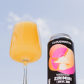 A gorgeous bright yellow/orange glass of 7% DDH IPA from Cloudwater brewed in collaboration with GROSS brewery from San Sebastian.