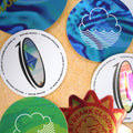 Collection of Cloudwater branded vinyl stickers, part of the mega sticker pack!