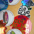 Collection of Cloudwater branded vinyl stickers, part of the mega sticker pack!