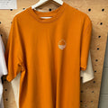 'Cloudy' premium baggy fit tee in Day Fall orange