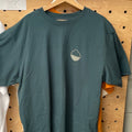 'Cloudy' premium baggy fit tee in Stargazer blue