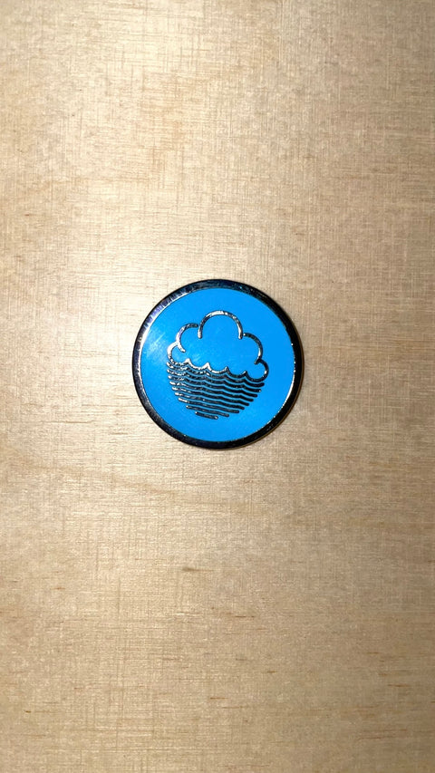 Enamel Cloudwater Logo Badge (4 Colours)