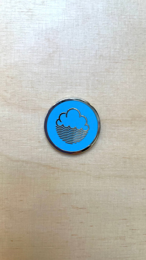 Enamel Cloudwater Logo Badge (4 Colours)